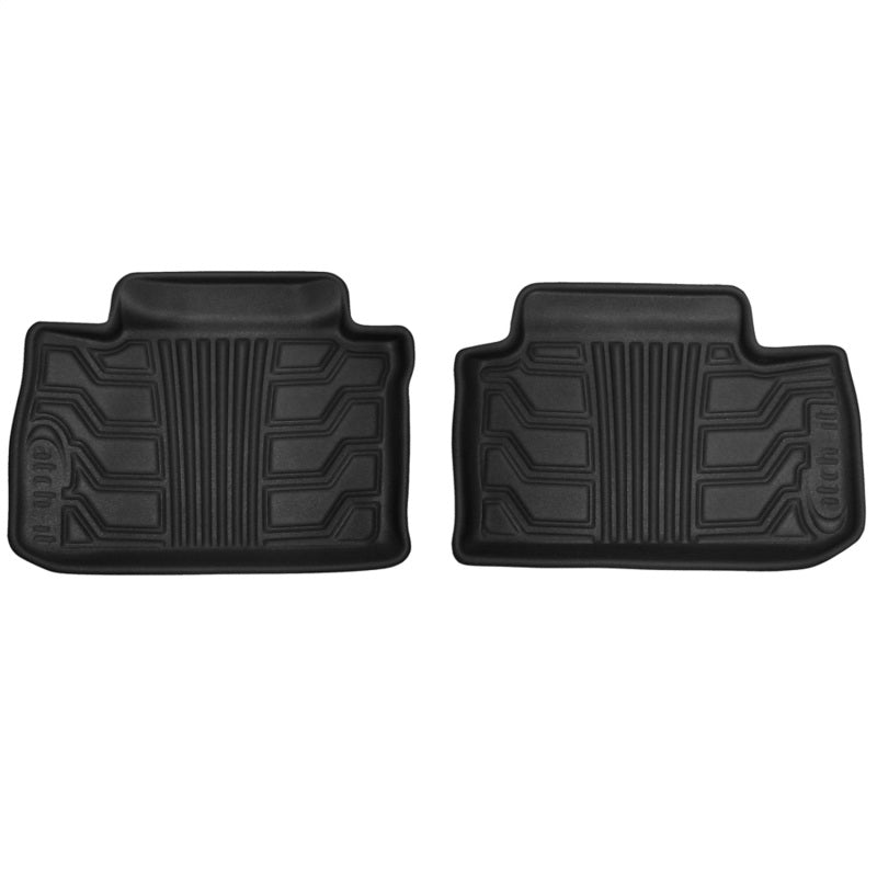 Lund 07-11 Nissan Versa (Sedan & Hatchback) Catch-It Floormats Rear Floor Liner - Black (2 Pc.)