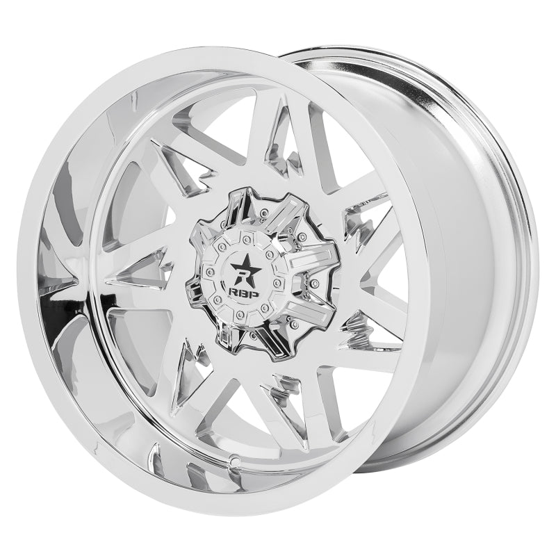 RBP 71R Avenger 20x10 6x139.7 BP / 4.5 BS -25mm Offset 78mm CB (Hub Centric) Chrome Wheel