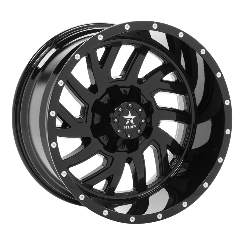 RBP 65R Glock 22x12 6x139.7 BP / 4.75 BS -44mm Offset 78mm CB (Hub Centric) Gloss Black Wheel