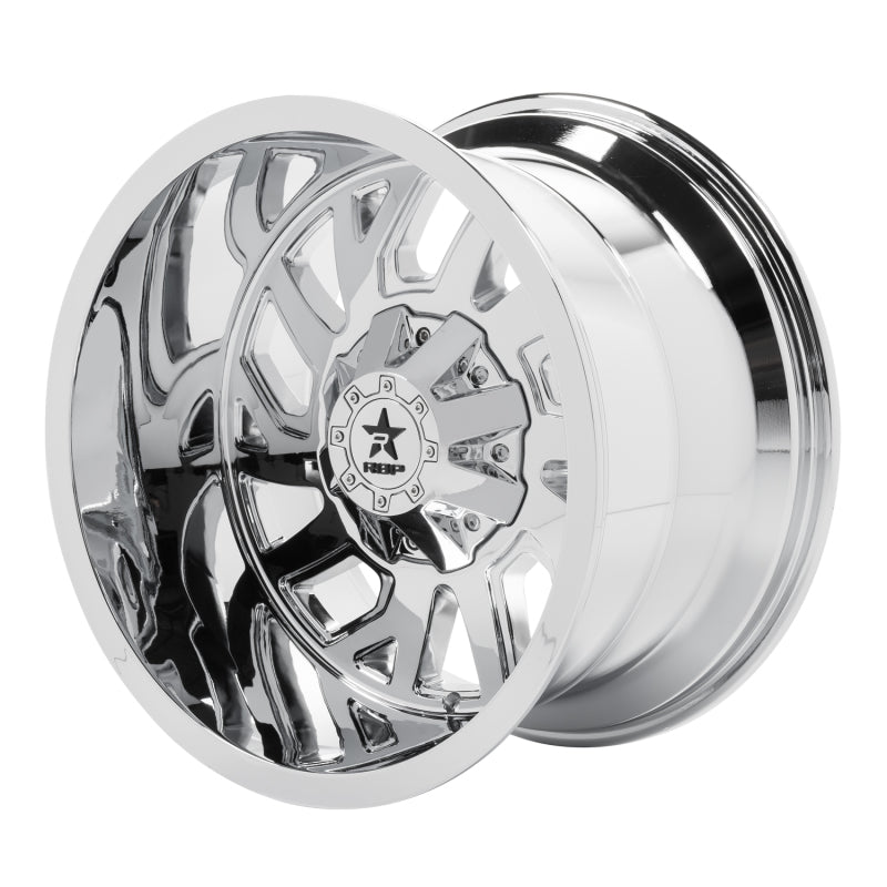 RBP 65R Glock 20x12 6x139.7 BP / 4.75 BS -44mm Offset 78mm CB (Hub Centric) Chrome Wheel