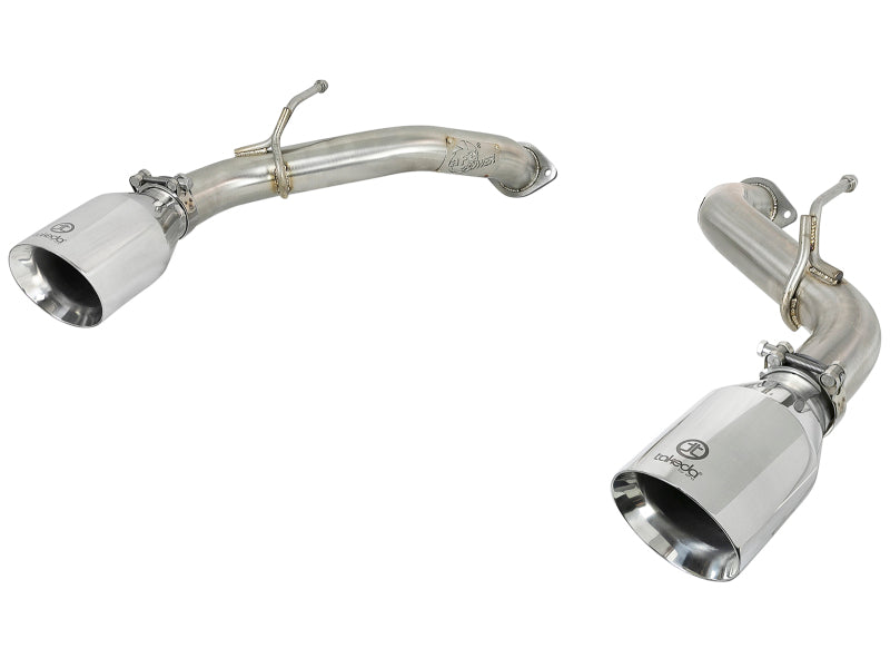 aFe POWER Takeda 2.5in 304 SS Axle-Back Exhaust w/ Polished Tips 17+ Infiniti Q60 V6-3.0L (tt)