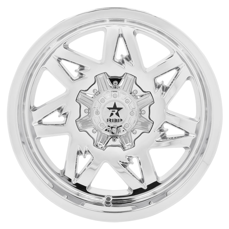 RBP 71R Avenger 20x10 6x139.7 BP / 6 BS 10mm Offset 78mm CB (Hub Centric) Chrome Wheel