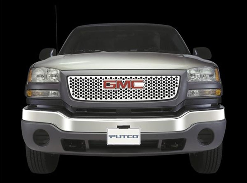 Putco 08-15 Nissan Titan Punch Stainless Steel Grilles