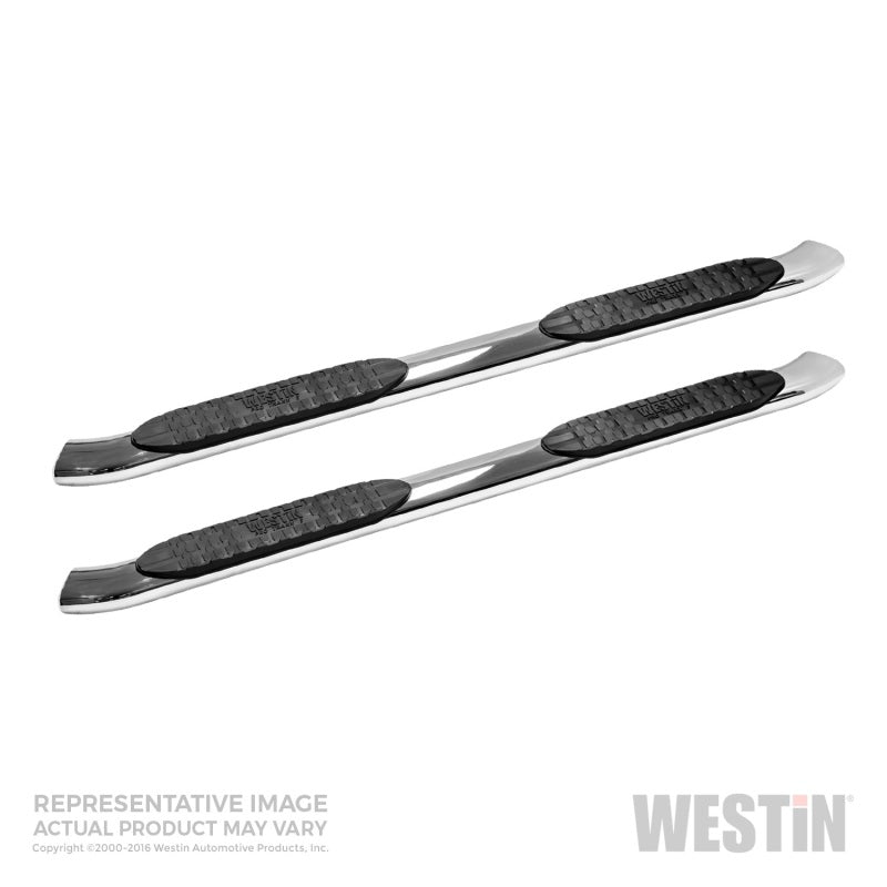 Westin 2016-2018 Nissan Titan XD Crew Cab PRO TRAXX 5 Oval Nerf Step Bars - SS