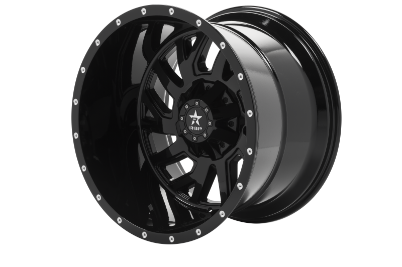 RBP 65R Glock 22x14 6x139.7 BP / 4.5 BS -76mm Offset 78mm CB (Hub Centric) Gloss Black Wheel