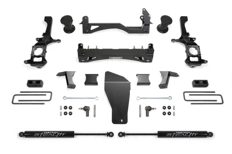 Fabtech 16-18 Nissan Titan XD 4WD 6in Basic System w/Stealth Shocks