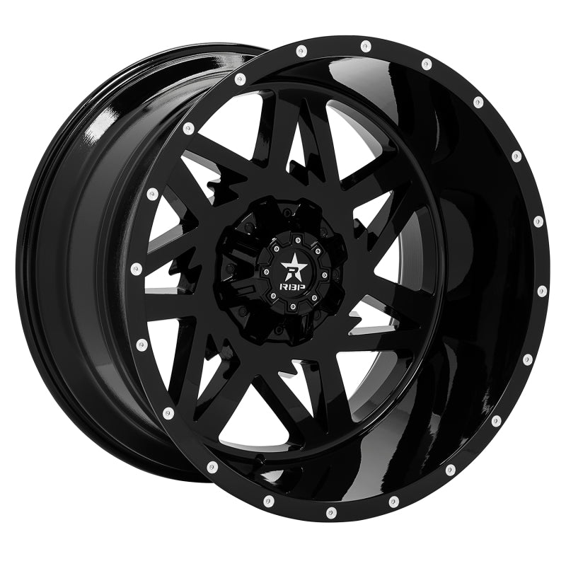 RBP 71R Avenger 24x14 6x139.7 BP / 4.5 BS -76mm Offset 78mm CB (Hub Centric) Gloss Black Wheel