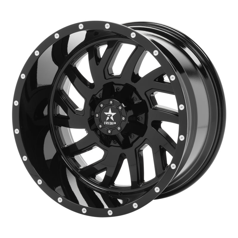 RBP 65R Glock 22x12 6x139.7 BP / 4.75 BS -44mm Offset 78mm CB (Hub Centric) Gloss Black Wheel