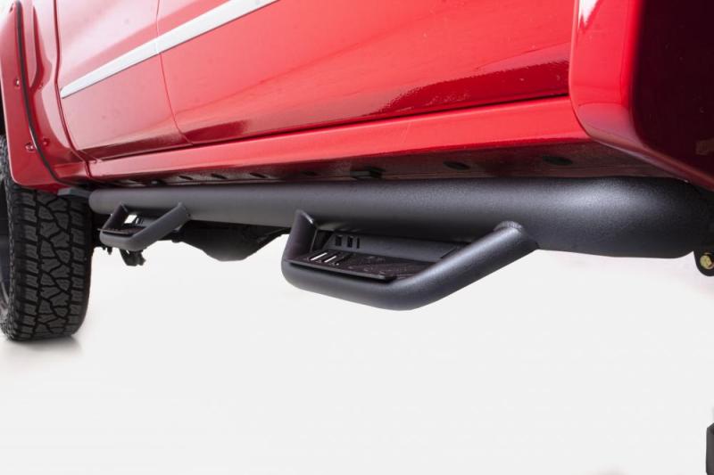 Lund 04-17 Nissan Titan King Cab Terrain HX Step Nerf Bars - Black