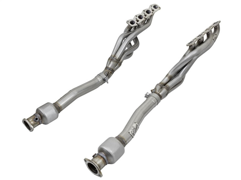 aFe Twisted Steel Header and Connection Pipe Street Series 2004-2015 Nissan Titan V8-5.6L