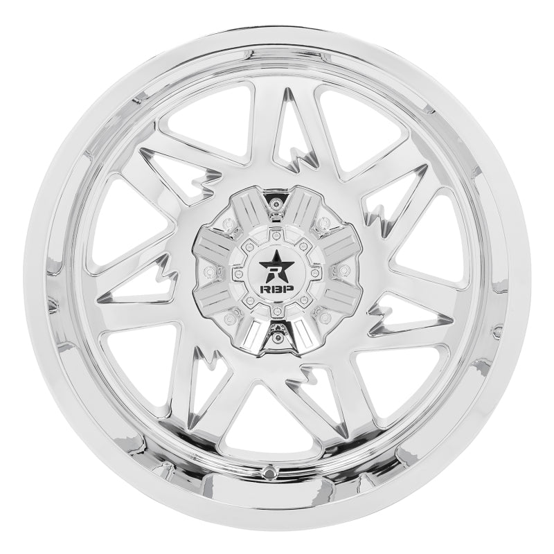 RBP 71R Avenger 22x12 6x139.7 BP / 4.75 BS -44mm Offset 78mm CB (Hub Centric) Chrome Wheel