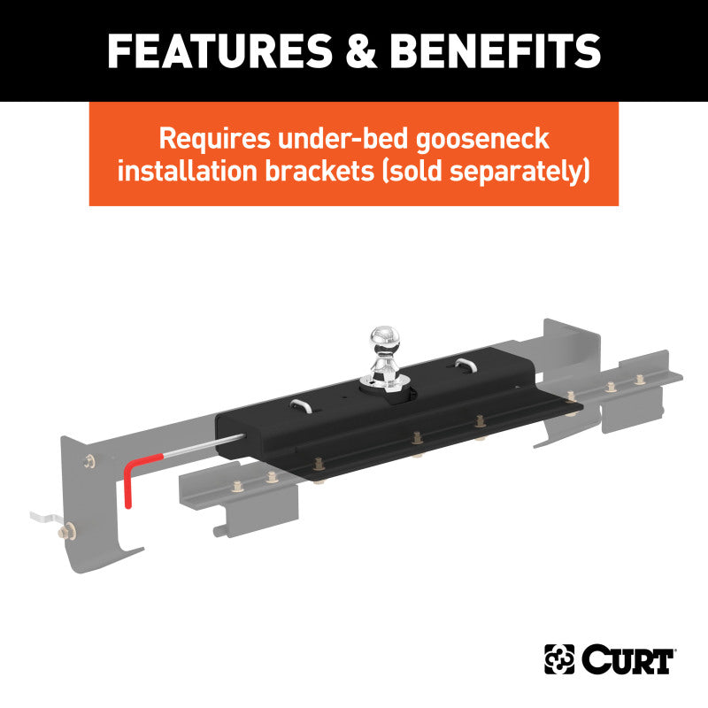 Curt Universal Double Lock Gooseneck Hitch