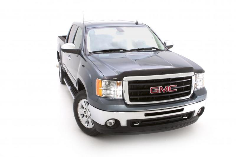 Lund 16-17 Nissan Titan XD Interceptor Hood Shield - Smoke