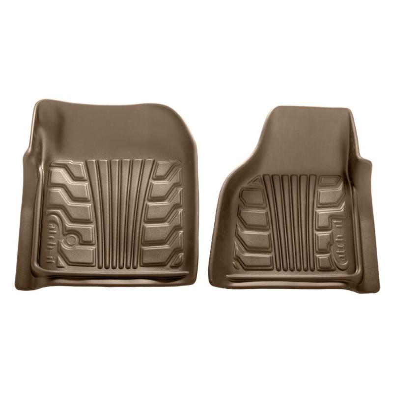 Lund 08-10 Nissan Titan Catch-It Floormat Front Floor Liner - Tan (2 Pc.)