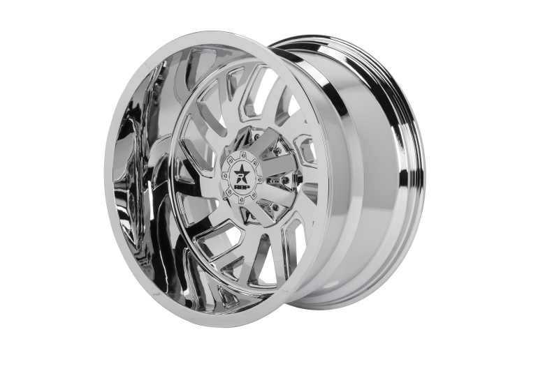 RBP 65R Glock 22x12 6x139.7 BP / 4.75 BS -44mm Offset 78mm CB (Hub Centric) Chrome Wheel