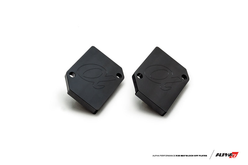 AMS Performance 2009+ Nissan GT-R R35 Alpha MAF Block Off Plates (Set of 2)