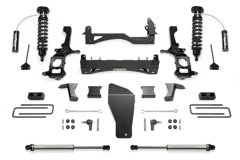 Fabtech 16-18 Nissan Titan XD 4WD Gas 6in Perf. System w/DL 2.5 Resi Coilovers & Rear DL Shocks