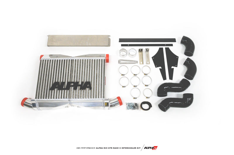 AMS Performance Nissan GT-R Alpha Race X Front Mount Intercooler w/Logo