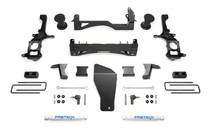 Fabtech 16-18 Nissan Titan XD 4WD 6in Basic System w/Perf. Shocks