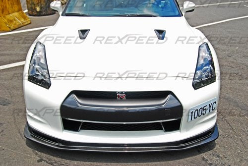 Rexspeed GTR R35 TS-Style Carbon Fiber Splitter