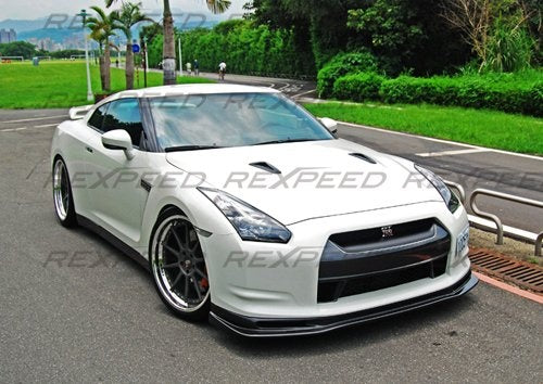 Rexspeed GTR R35 TS-Style Carbon Fiber Splitter