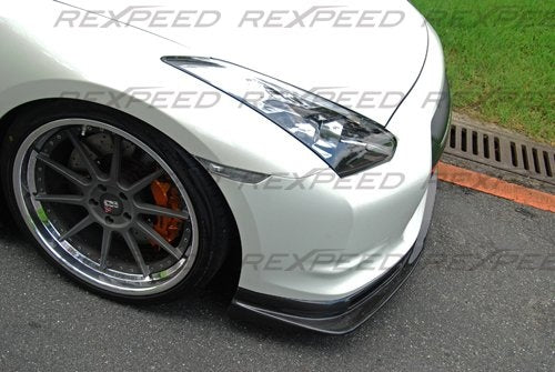 Rexspeed GTR R35 TS-Style Carbon Fiber Splitter