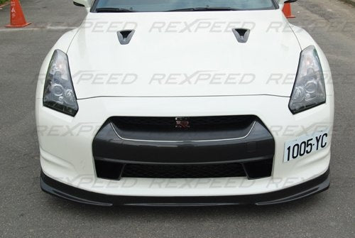 Rexspeed  GTR R35 M-Style Carbon Fiber Splitter - Matte Finish