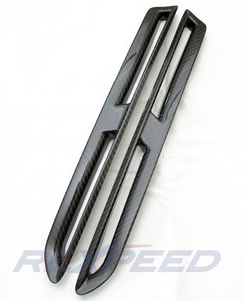 Rexspeed  GTR R35 Carbon Fender Vents - Gloss Finish