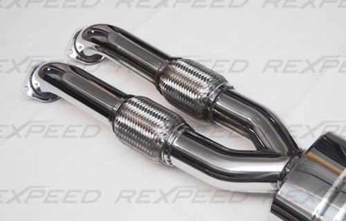 Rexspeed  GTR R35 Resonated Midpipe