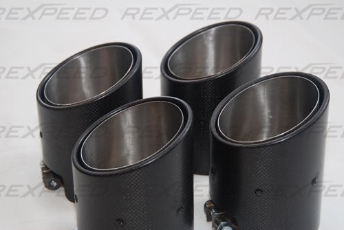 Rexspeed GTR R35 Dry Carbon Tips