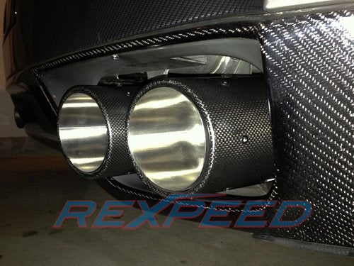 Rexspeed GTR R35 Dry Carbon Tips