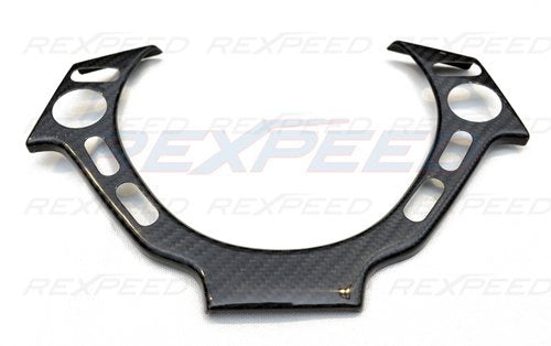 Rexspeed GTR R35 Dry Carbon Steering Wheel Cover - Gloss Finish