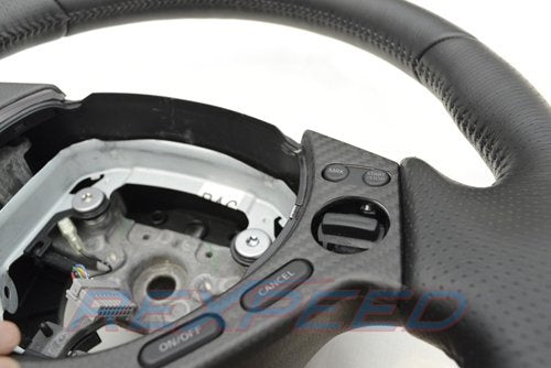 Rexspeed GTR R35 Dry Carbon Steering Wheel Cover - Gloss Finish