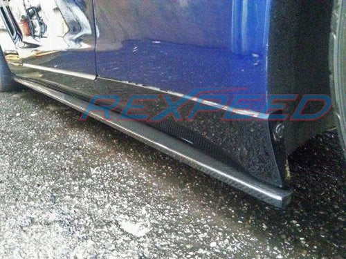 Rexspeed GTR R35 Carbon Side Skirt Extensions