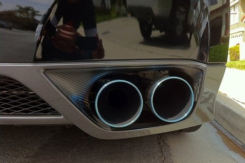 Rexspeed GTR R35 Carbon Exhaust Trim - Gloss Finish