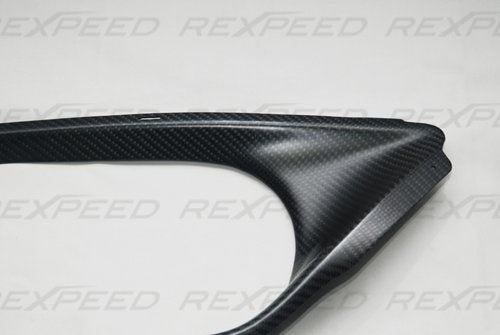 Rexspeed GTR R35 Carbon Exhaust Trim - Gloss Finish