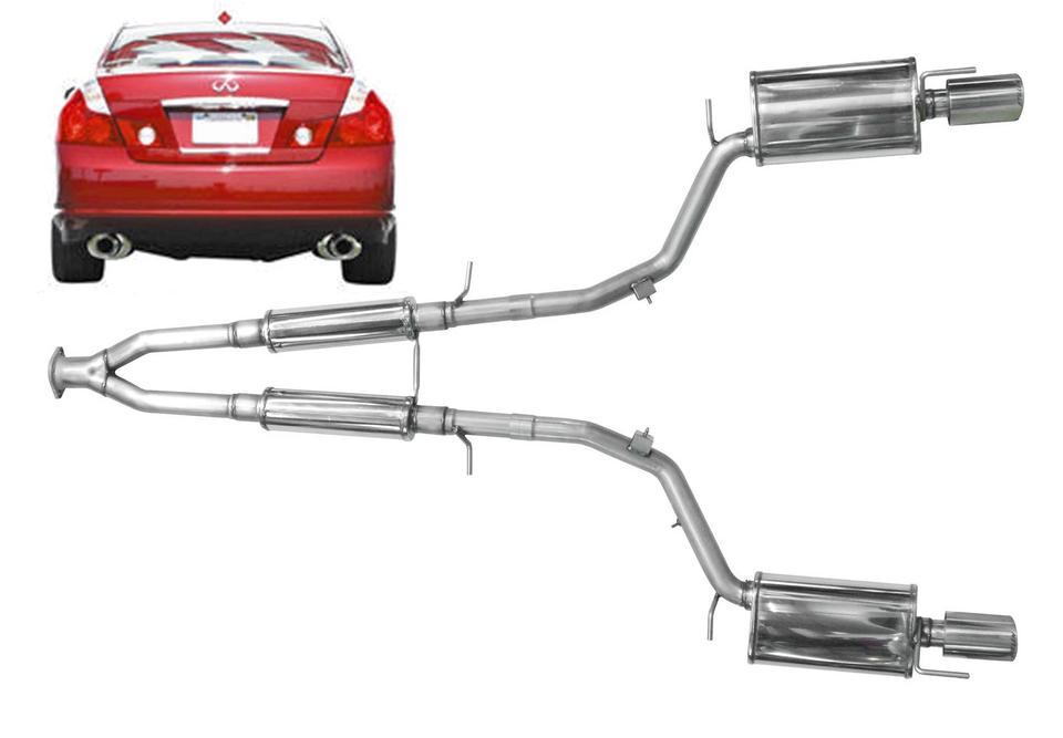 2006-2010 INFINITI M35 STAINLESS STEEL NEAR CAT-BACK EXHAUST SYSTEM | Stillen