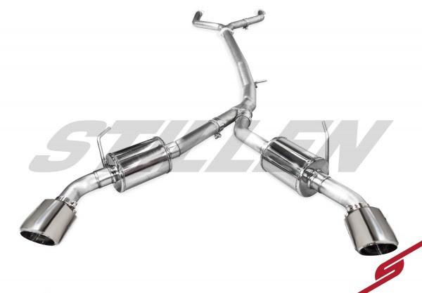 2016-2020 INFINITI Q50 [3.0T] CAT BACK EXHAUST SYSTEM W/ POLISHED TIPS | Stillen