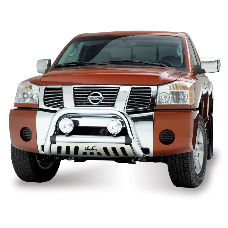 Westin 2004-2015 Nissan Titan/Armada 2/4WD Ultimate Bull Bar - Chrome