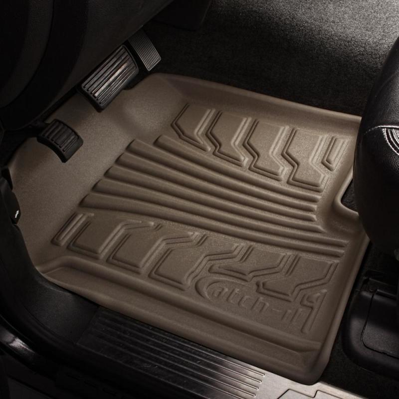 Lund 08-10 Nissan Titan Catch-It Floormat Front Floor Liner - Tan (2 Pc.)