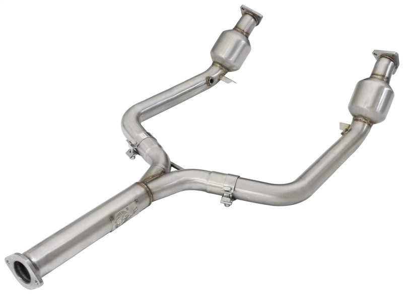 aFe Twisted Steel Y-Pipe (Catted) 03-06 Nissan 350Z /Infiniti G35 V6-3.5L