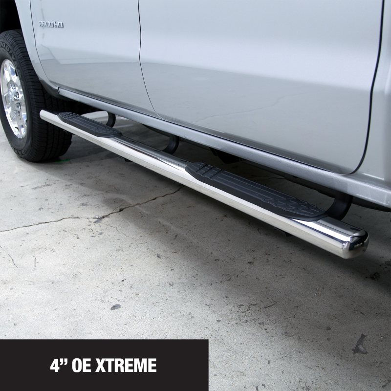 Go Rhino 2004-2013 Nissan Titan 4in OE Xtreme SideSteps - Stainless Steel - 80in