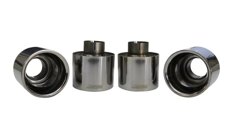 Corsa Twin 3.0in Inlet / 5.0in Outlet Polished Pro-Series Tip Kit