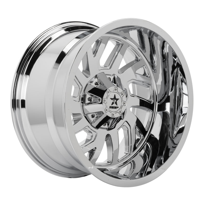 RBP 65R Glock 22x12 6x139.7 BP / 4.75 BS -44mm Offset 78mm CB (Hub Centric) Chrome Wheel