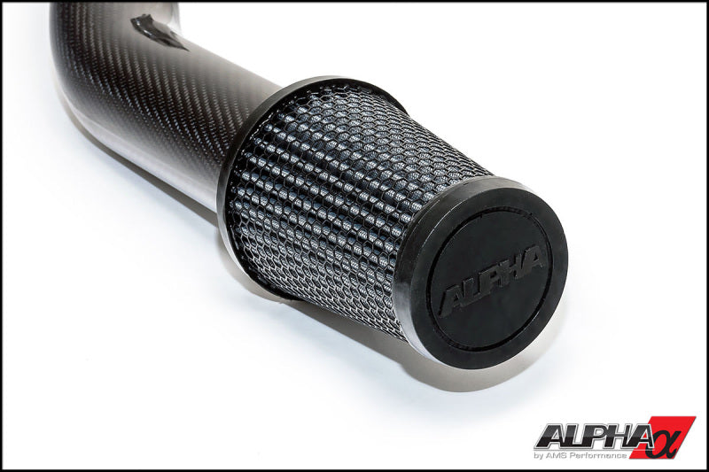 AMS Performance Nissan GT-R R35 (CBA/DBA) Alpha Carbon Fiber Intake Pipes for Stock Turbos