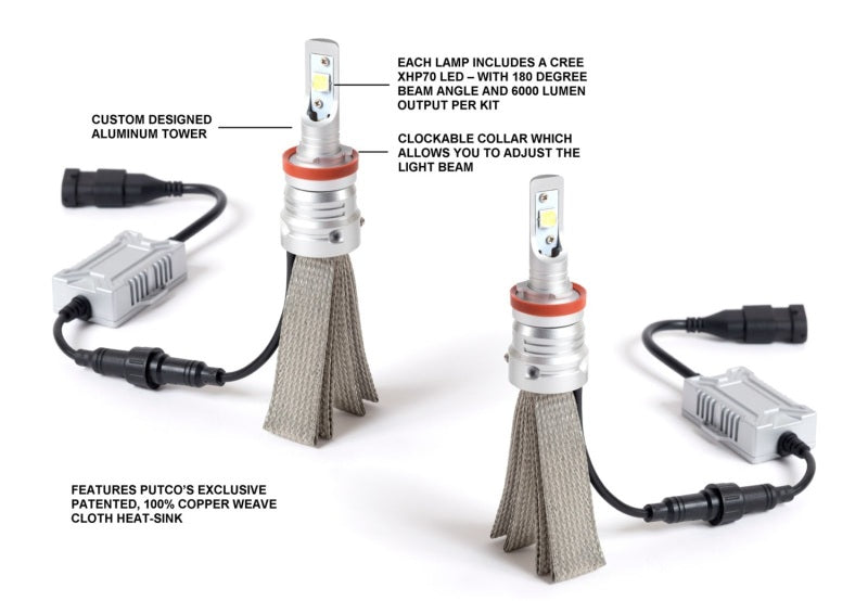 Putco Silver-Lux Pro LED Kit - 9005 - (Pair)