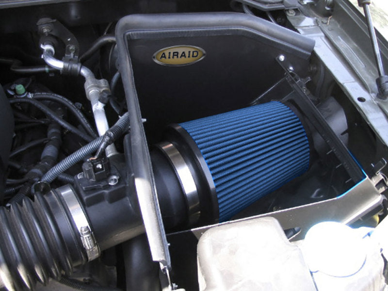 Airaid Nissan Titan/Armada 5.6L CAD Intake System w/o Tube (Dry / Blue Media)