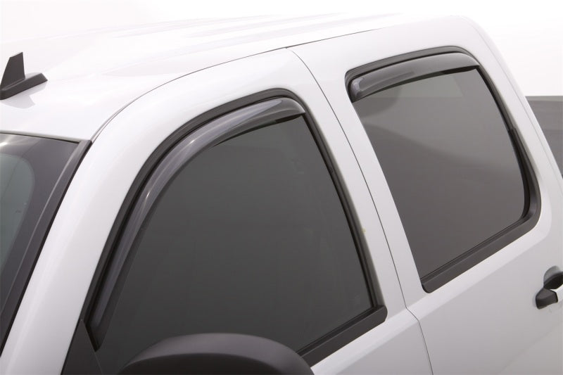 Lund 05-17 Nissan Navara King Cab Ventvisor Elite Window Deflectors - Smoke (4 Pc.)