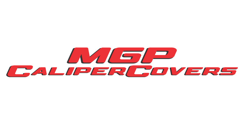 MGP 2006-2008 Nissan 350Z 4 Caliper Covers Engraved Front & Rear MGP Black finish silver