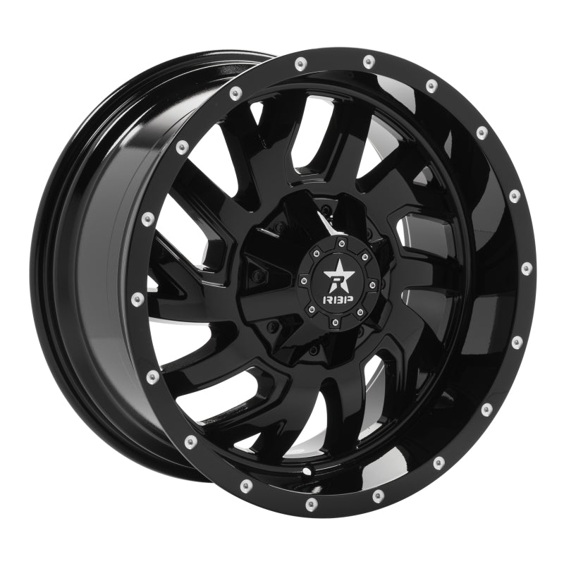 RBP 65R Glock 20x10 6x139.7 BP / 5.5 BS 0mm Offset 78mm CB (Hub Centric) Gloss Black Wheel